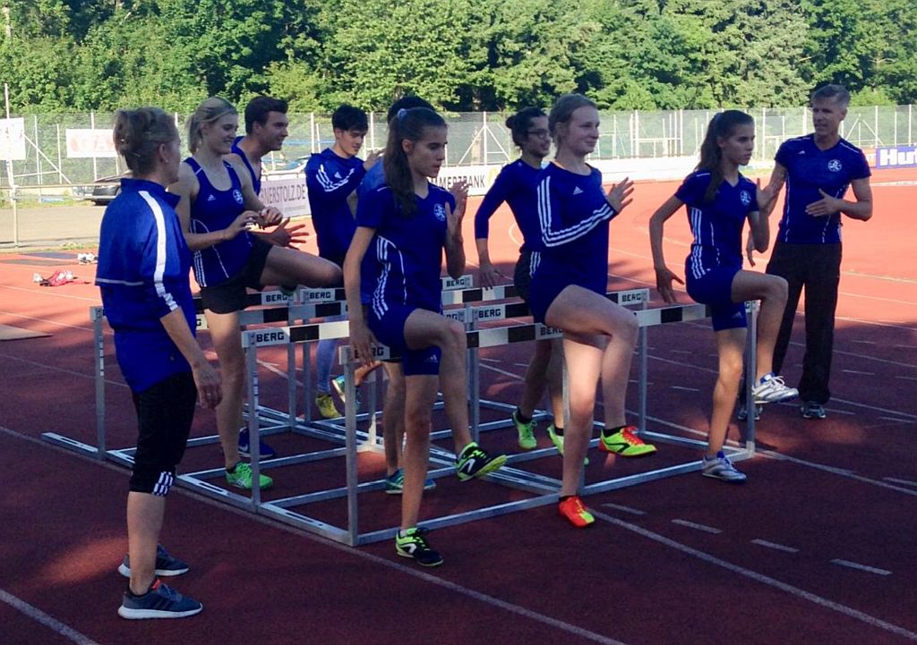 Leichtathletik-Training im ADM-Sportpark