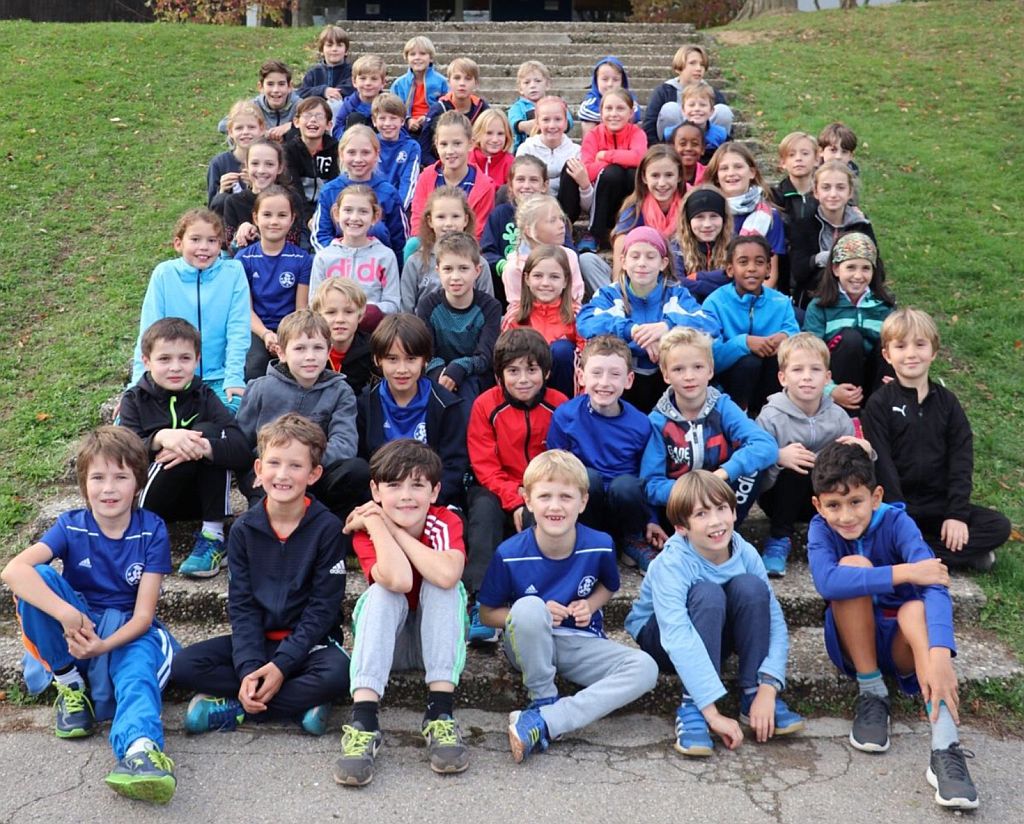 Die Kickers-Leichtathleten.