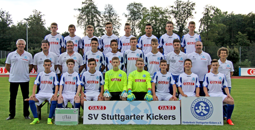 Das Mannschaftsbild der U16-Junioren in der Saison 2014/15
